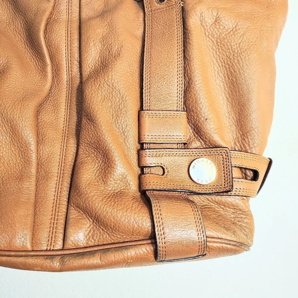Michael Kors Tan Leather Tote Bag